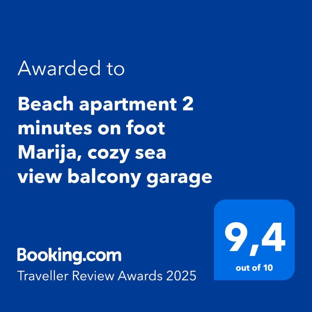 Marija's Seaside Retreat: Cozy Balcony & Garage *